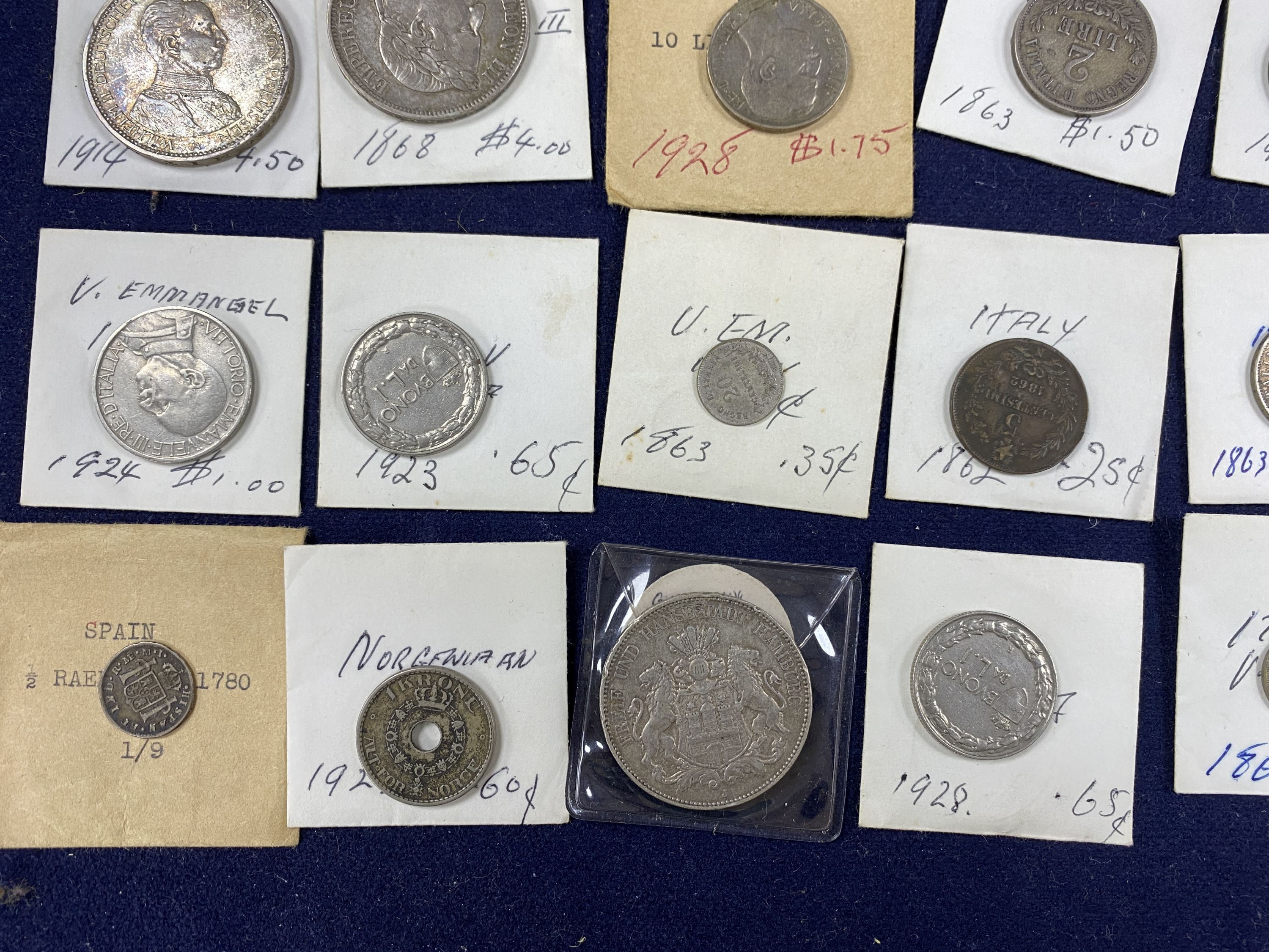 Italy, Germany & European coins, 18th-20th century,